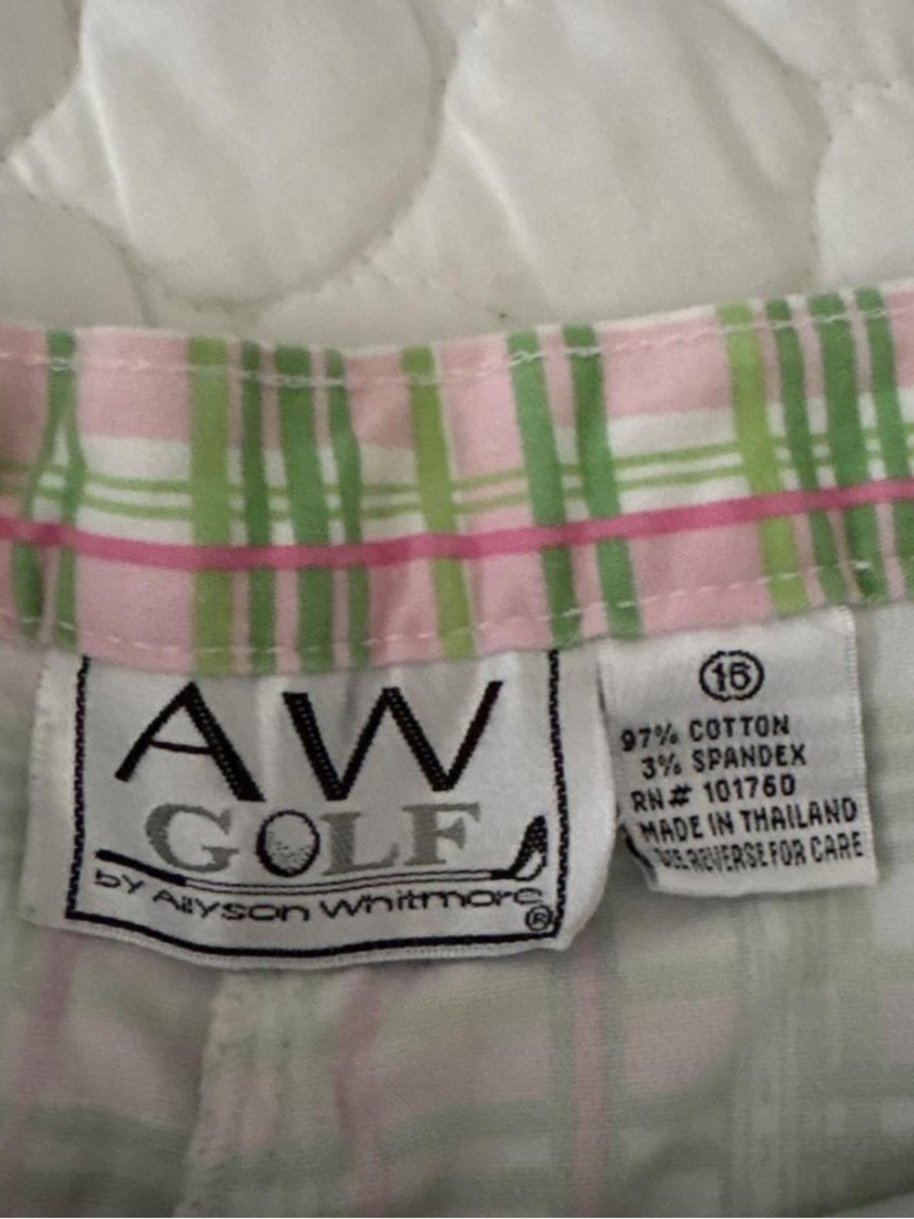 Girls' Pink & Green Plaid Skort - Kids Bottoms